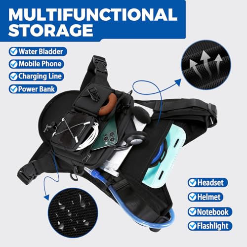 Criuage USA Original Patent Running Hydration Vest Backpack, Lightweight Chest Pack with 2.0L Water Bladder Bag Daypack fo...