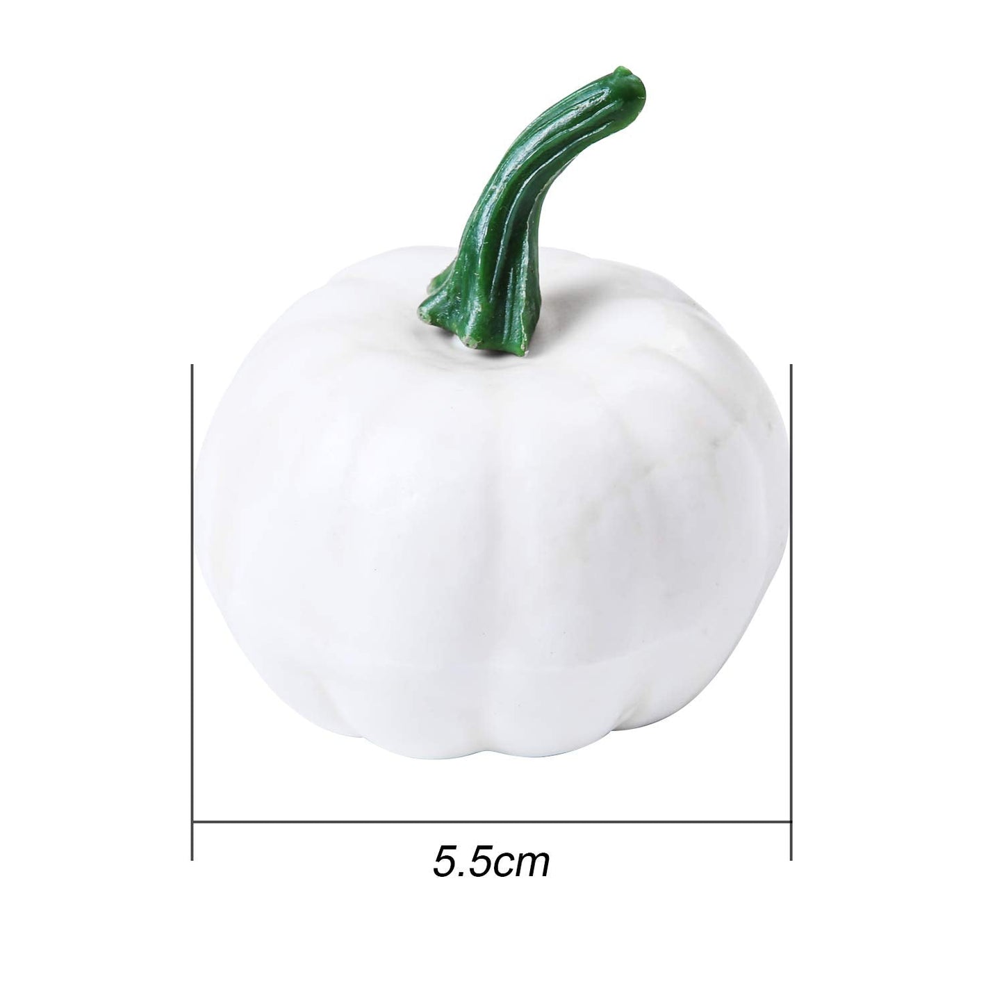 Elcoho 16 Pack Small Artificial Lifelike Pumpkin Fall Harvest Mini Pumpkins for Home Garden, Fall Harvest Decor, Thanksgiving or Halloween Decoration