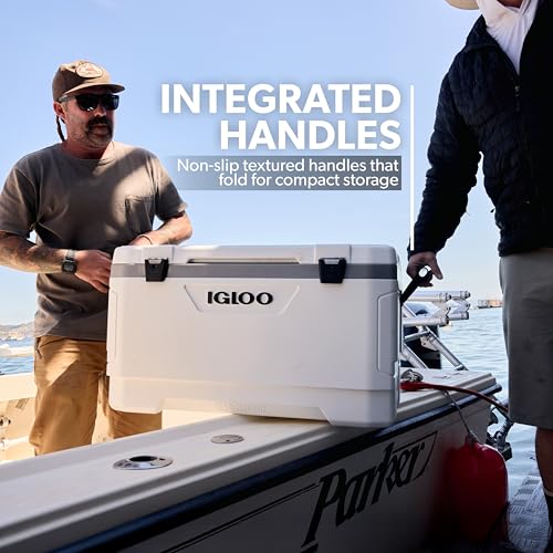 Igloo Marine Cooler | Insulated Hard Shell Ice Chest |Great for Fishing, Camping, Boating, & More