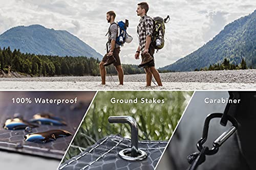 Oceas Outdoor Pocket Blanket - Ideal Sand Proof and Waterproof Picnic Blanket for Beach, Hiking, and Festival Use - Foldab...