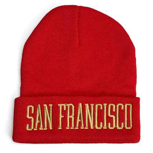 Winter Hat Cities Beanie for Men and Women Knit Cuffed Cap Perfect for Gifts