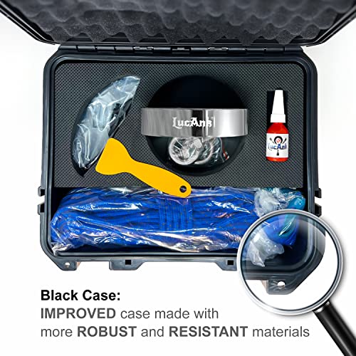 Ultimate Magnet Fishing Adventure Kit - Complete Set with Double-Sided Neodymium Magnet, 66ft Rope, Protective Gloves, Saf...