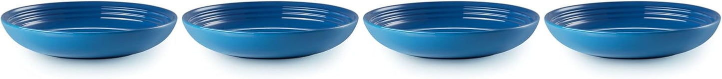 Le Creuset Stoneware Set of 4 Pasta Bowls, 8.5" each, Marseille