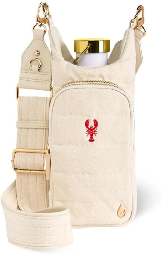 WanderFull® Original HydroBag® Collection, Water Bottle Holder, Gift for Women, Mom, Girlfriend, w/Strap & Phone Pocket, H...