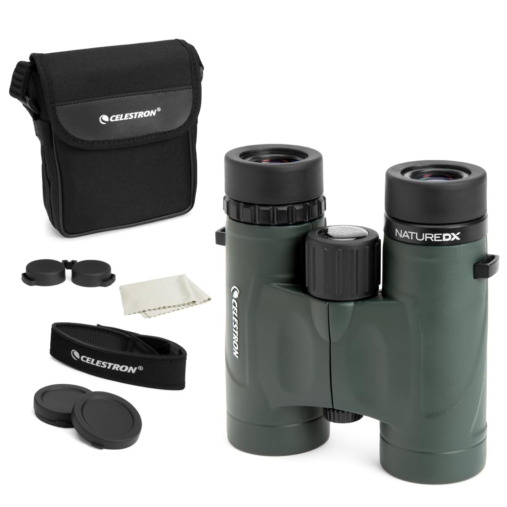 Celestron - Nature Dx 10X32 Binoculars - Ideal For Birding And Outdoors - 32Mm Objective Lenses - Wide 7.4 Field Of View - Bak-4