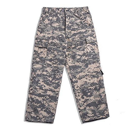 H World Shopping Tactical Airsoft Kids Clothing Children BDU Hunting Military Camouflage Combat Uniform Suit ACU, 120