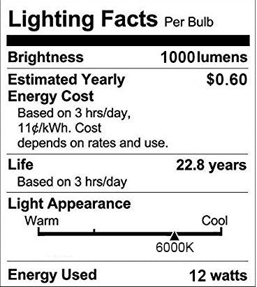 Motion Sensor Light Bulbs, Aukora 12W (100-Watt Equivalent) E26 Motion Activated Dusk to Dawn Security Light Bulb Outdoor/Indoor for Front Door Porch Garage Basement Hallway Closet(Cold White 1 Pack)