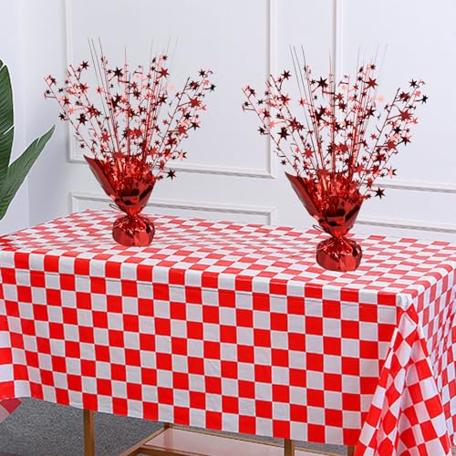 6 Pack Metallic Foil Spray Centerpiece Star Table Decoration Burst Table Centerpieces for Birthday Wedding Anniversary Gra...