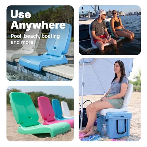 Step2 Foldable Adult Flip Seat, Portable Outdoor Chair for Poolside, Tailgating, Camping, Picnic Chair, Provides Back Supp...