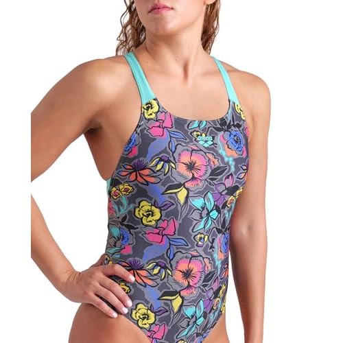 ARENA Women's Performance Vivid Repeat Swim Pro Back Athletic One Piece Swimsuit