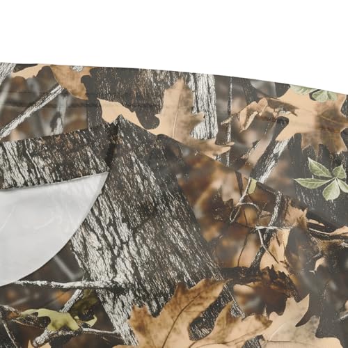 GHUALURU Men's Camo T Shirt Hunting Shirts Short Sleeve Fishing Camouflage Shirt