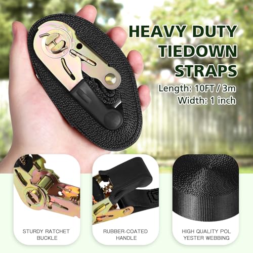 TOPNEW 12 Ninja Tree Climbing Holds for Kids Climber, Adult Climbing Rocks with 6 Ratchet Straps for Outdoor Ninja Warrior...