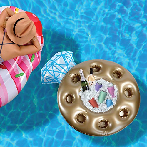 Pop Fizz Designs Inflatable Bachelorette Party Bar | Ring Cooler and Pool bar for Bachelorette Party