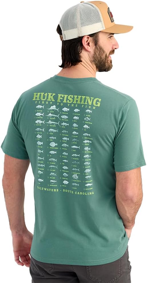 HUK Kids Performance Fishing Logo Tee, Short Sleeve T-Shirt for Kids