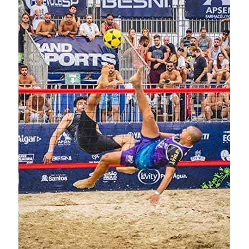 MIKASA FT5 Goal Master Soccer Ball Size 5 Official Footvolley Ball White Black