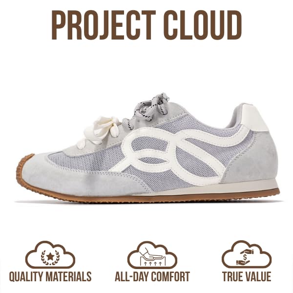 Project Cloud Womens Shoes with Memory Foam Insole Trendy Sneakers for Women - Lightweight & Non-Slip Womens Sneakers Walk...