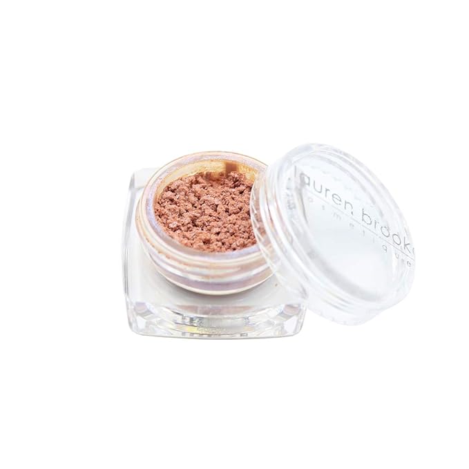 Lauren Brooke Cosmetiques Natural Powder Eye Color, Organic Eyeshadow Makeup (Mystic Tawna)