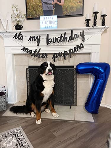 7 Balloon Numbers, 6 7 Birthday Decorations, Six Seven Decoration 40 Inch 7 Balloons for Birthday Party, Dark Blue Number ...