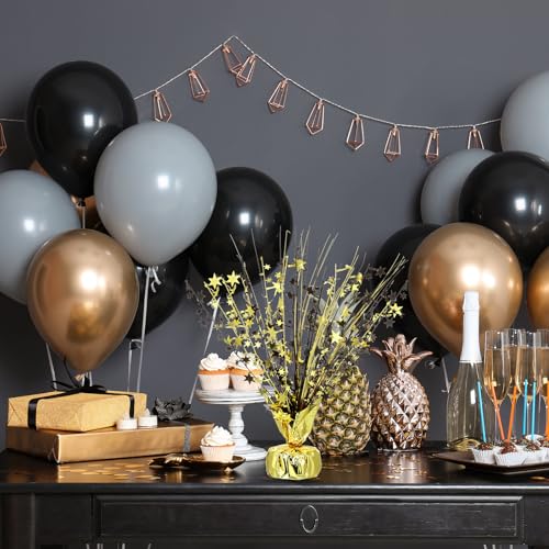Crowye 6 Pcs Metallic Foil Spray Centerpiece Party Star Fall Table Decoration Valentine's Day New Year 2026 Table Decor fo...