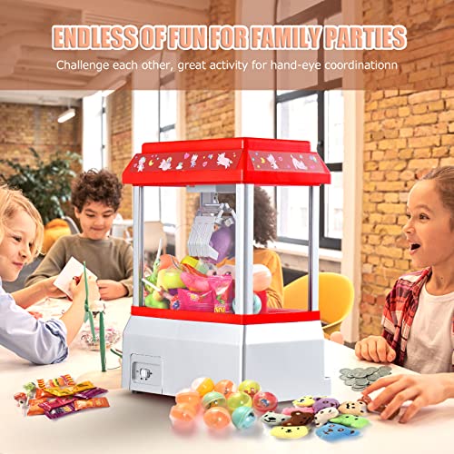 Claw Machine for Kids Toy Mini Arcade Machine Candy Grabber Prize Dispenser Vending Machine Arcade Game Machines for Home ...