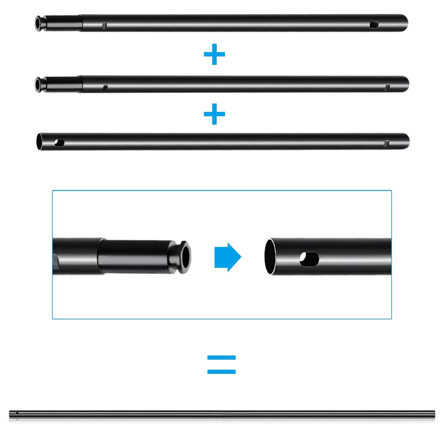SLOW DOLPHIN Photo Video Studio Triple Crossbar 10 (W) x 8.5 (H) ft Adjustable Photography Backdrop Background Support Stands, with Mounting Bracket and 6 Pcs Spring Clamp, Carry Bag