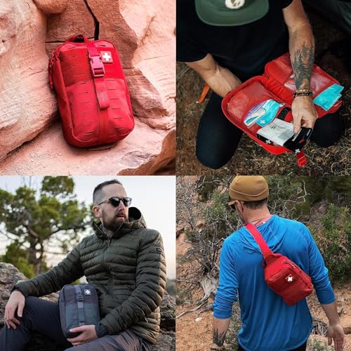 MY MEDIC MyFAK Standard Ifak First Aid Kit - 132 Life Saving Trauma and Medical Items - HSA FSA Survival Kit for Camping o...