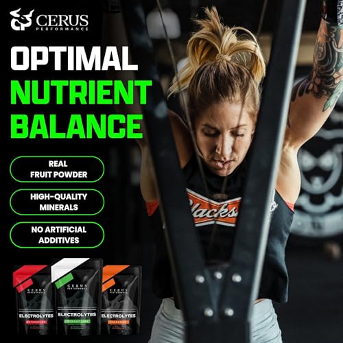 Cerus Performance Electrolyte Powder – Coconut Lime Flavor, 30 Servings, Zero Sugar, Coconut Water & Real Fruit for Endura...