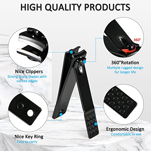 MINKINH Manicure Set Professional Nail Clipper Kit-26 Pieces Stainless Steel Manicure Kit,Nail Care Tools with Luxurious T...