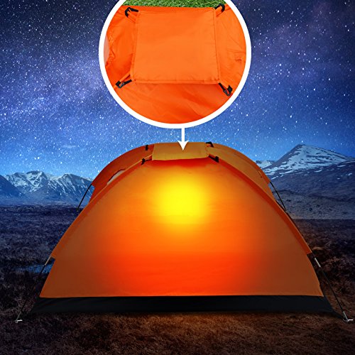 BenefitUSA 2-3 Person Portable Backpacking Tent for Family Camping Hiking Traveling