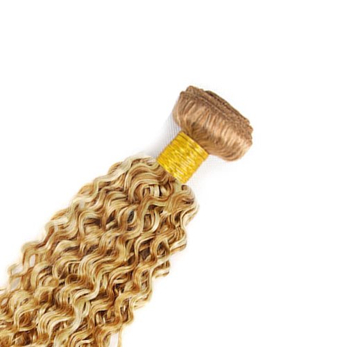Blonde Human Hair Bundles 613 Curly Wave Bundle P27/613 Hair Weave 3 Bundles 20 22 24 inch Brazilian Remy Blonde Color 300g