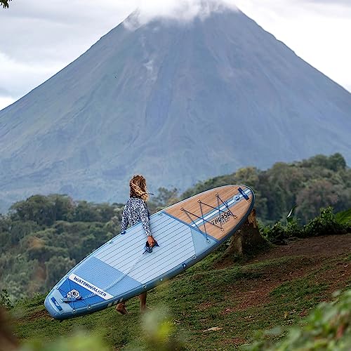THURSO SURF Inflatable Stand Up Paddle Board All-Around SUP Waterwalker 132 11', Non-Slip Deck with SUP Accessories for Al...