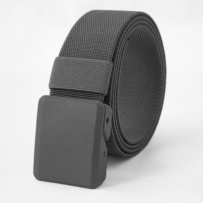 Nylon Belts Military Tactical Slide Plastic Buckle Belt Adjustable No Holes Canvas Web Belt Outdoor for Men