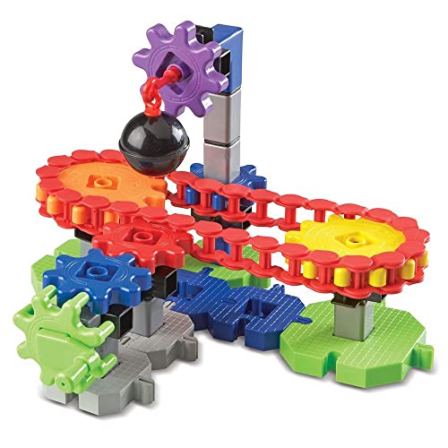 Learning Resources Gears! Gears! Gears! Machines in Motion, STEM Activities, Fine Motor Skills, Toddler Explorer Kit, Scie...