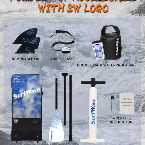 Inflatable Stand Up Paddle Board 11'x34 x6 with Accessories