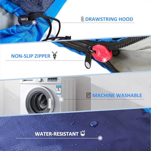 oaskys Camping Sleeping Bag - 3 Season Warm & Cool Weather - Summer Spring Fall Lightweight Waterproof for Adults Kids - C...