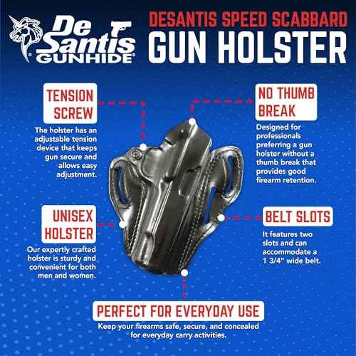 Desantis Speed Scabbard Holster fits 5-Inch Springfield 1911-A1