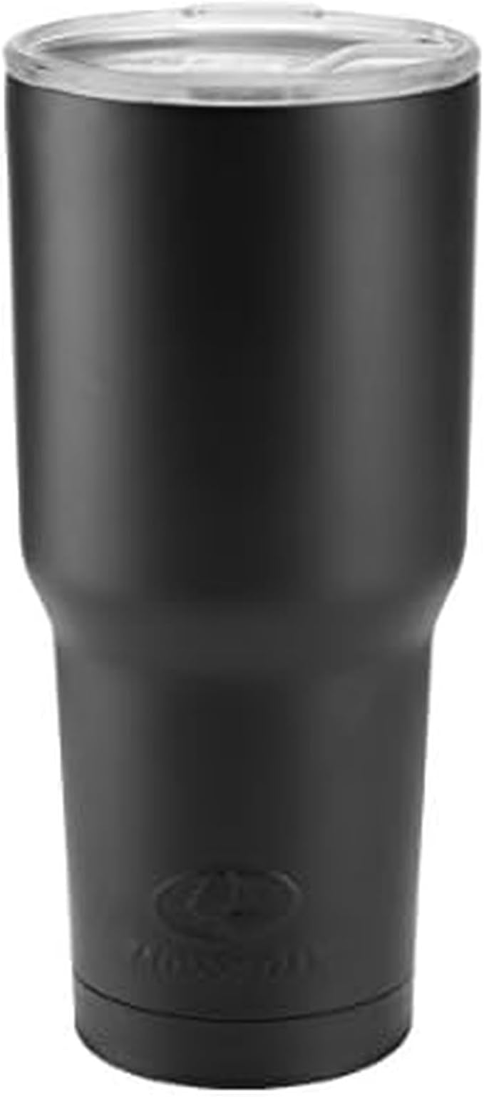 Mossy Oak 5189568 Double Wall Stainless Steel Insulated Tumbler, 30-Ounce, Black