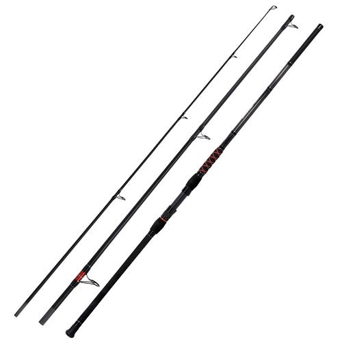 Fiblink Surf Spinning Fishing Rod 2-Piece/3-Piece Carbon Fiber Travel Fishing Rod (9-Feet / 11-Feet & 12-Feet & 15-Feet) (15' - 3pcs - H)