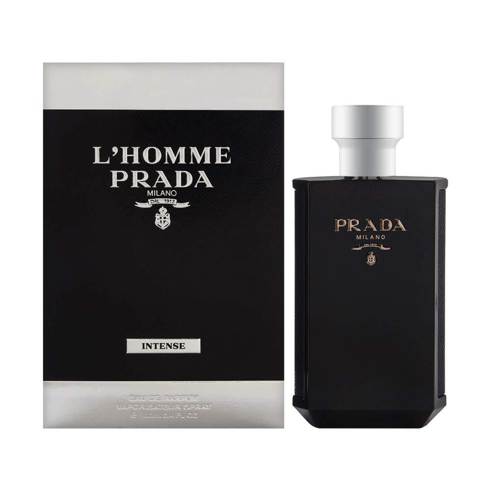 Prada L'homme Intense Eau de Parfum Spray for Men, 5 Ounce