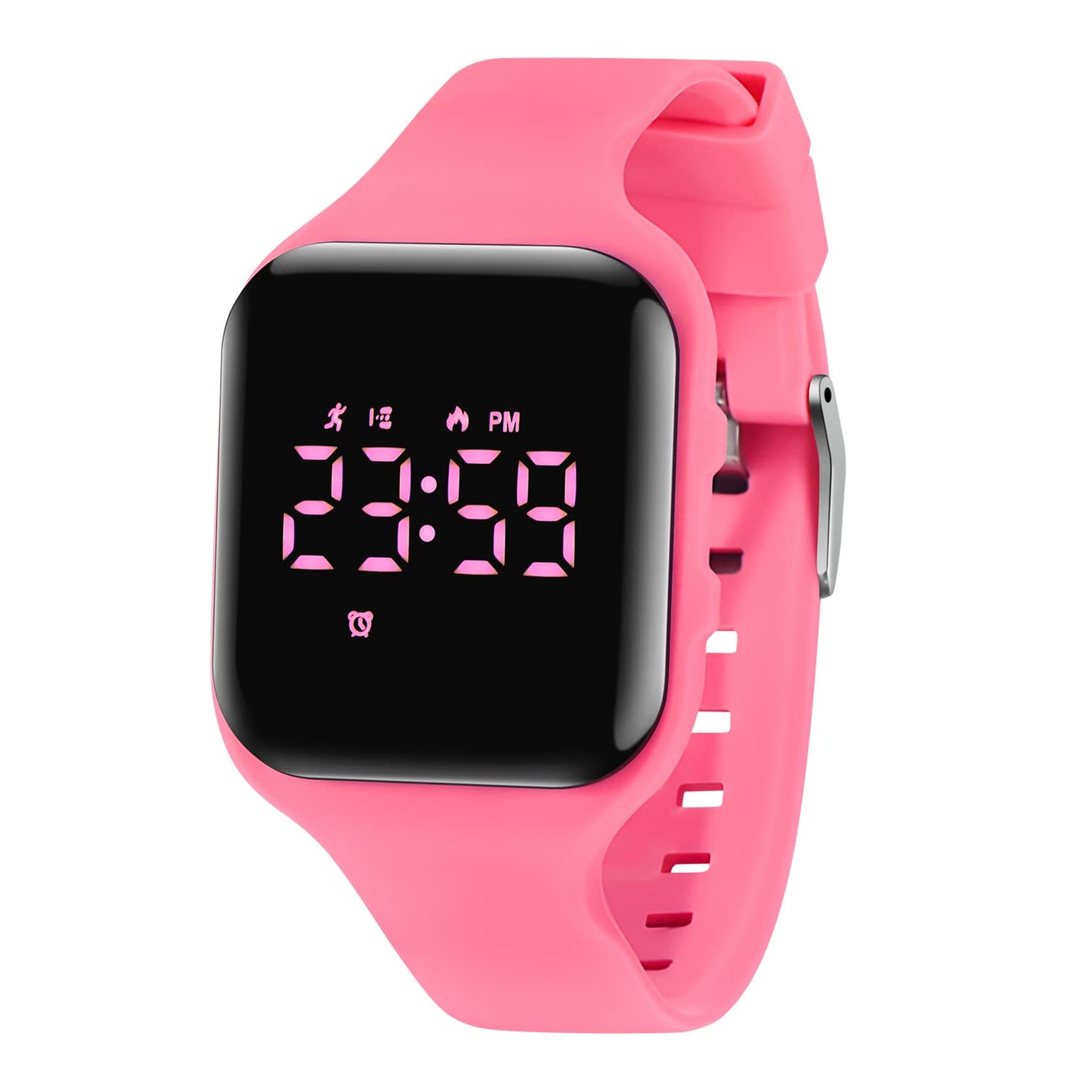Kids Watches for Girls Boys Digital Sport Watch with Step Counter Pedometer Vibration Alarm Clock, No App Waterproof Fitness Tracker Kids Watch Boys Girls Teens Students Ages 5-16