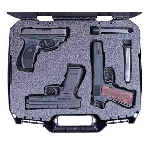 Case Club Pre-Cut 6 Pistol Carrying Case