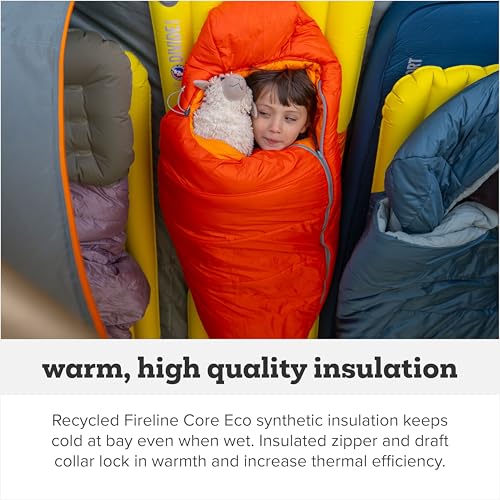 Big Agnes Kids & Youth Sleeping Bag – Ultralight Cold Weather Backpacking & Camping, Kids, Juniors, Teens, 20 Degrees