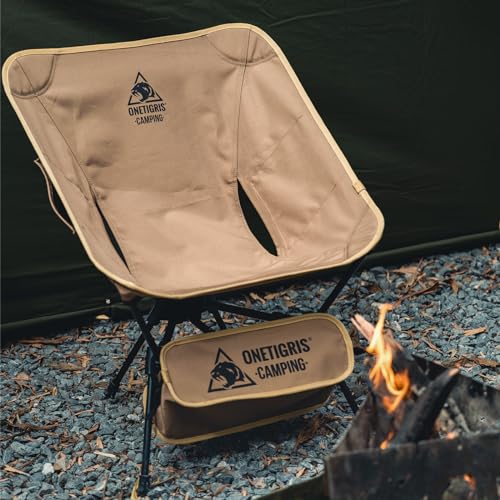 ONETIGRIS 2 Pack Tigerblade Camping Chair, Lightweight Folding Backpacking Hiking, Compact Portable 330 lbs Capacity