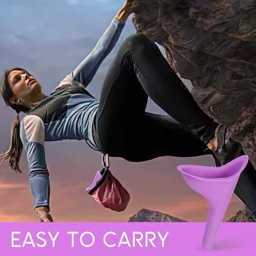 HAKDAY Female Urinal, 4PCS Portable Urination Device Pee Funnel for Travel Camping Hiking, Outdoor Activities, Camping, As...