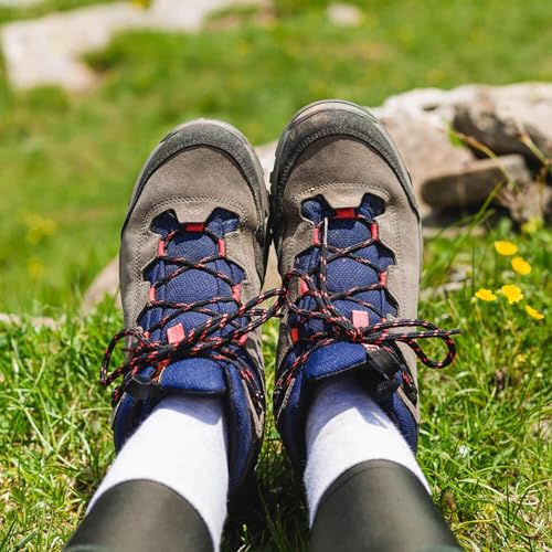 Thick Round Climbing Shoe Laces: Hiking Shoelaces Work Boot Laces 1 Pair