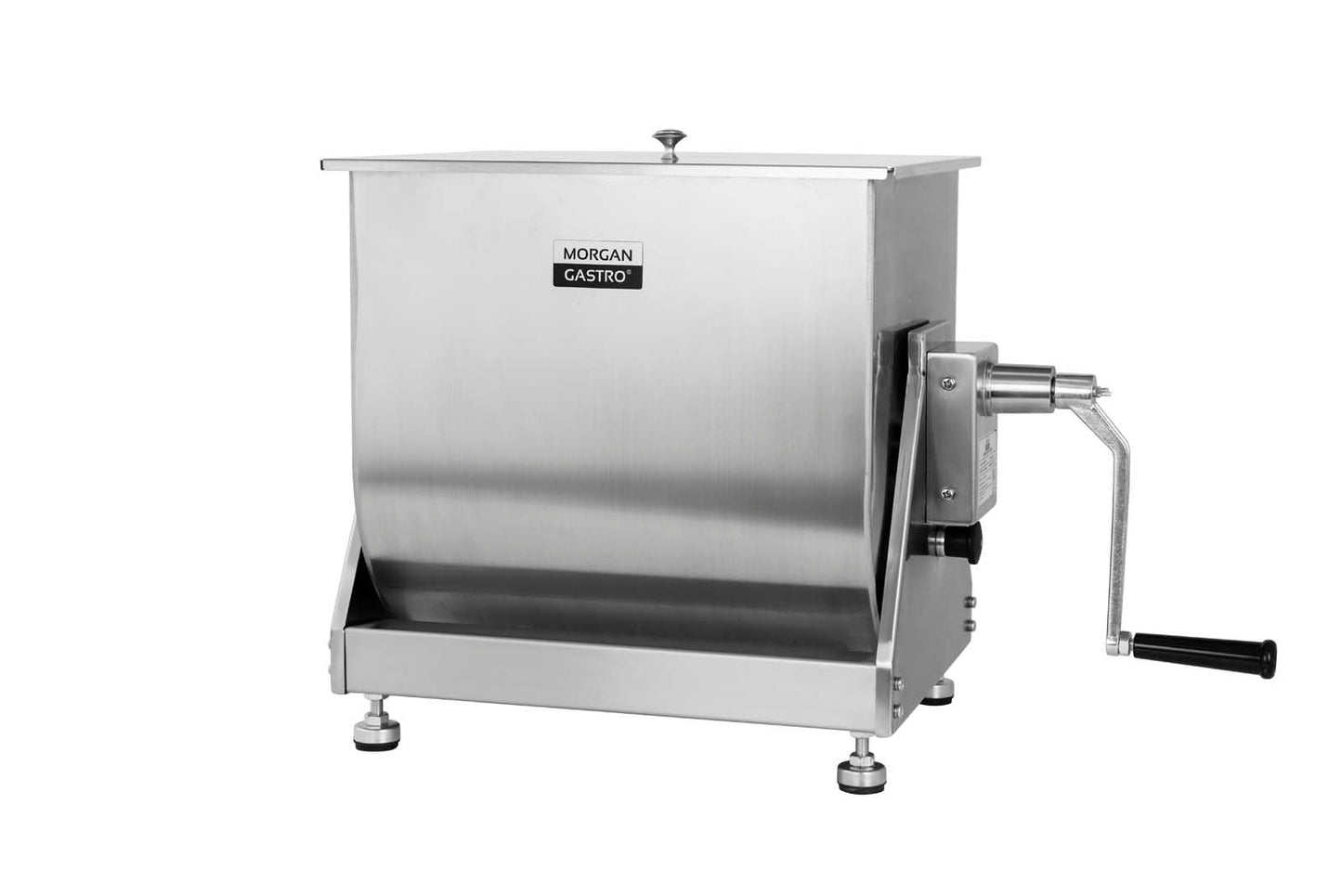 Hakka Manual Meat Mixer 60lb/30L Tiltable Tank 40L Stainless Steel Updated Commerial Food Mixer for Meat and Seasonings, Sausage, Burger, Patty