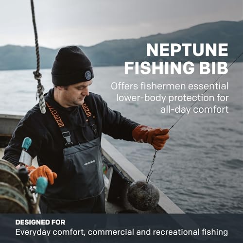 Grundéns Men’s Neptune Commercial Fishing Bib Pants, Waterproof, Adjustable