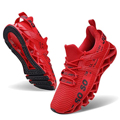 WONESION Mens Breathable Walking Tennis Running Shoes Blade Fashion Sneakers