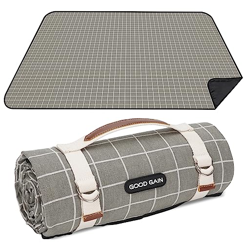Picnic Outdoor Blankets Waterproof Extra Large - Beach Mat Sand Free Foldable with Carry Strap | Portable Camping Blanket...