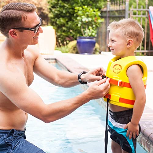 TRC Recreation Super Soft Child Size X Small Life Jacket USCG Approved Vinyl Coated Foam Swim Vest for Kids Swimming Pool ...